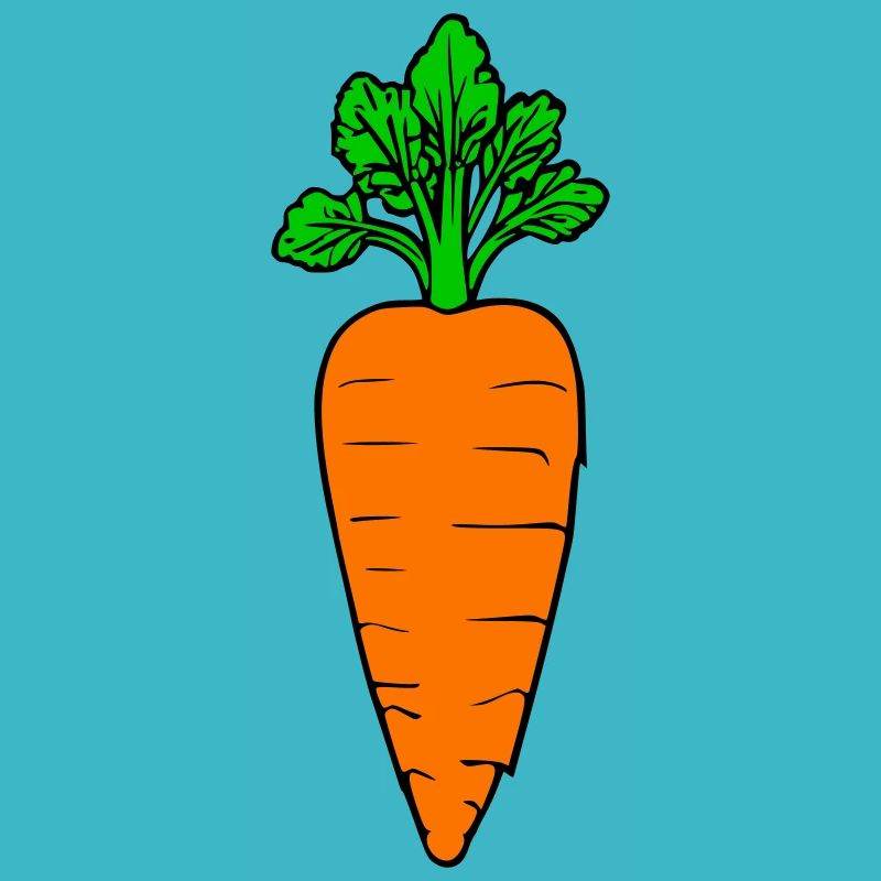 Cartoon carrot