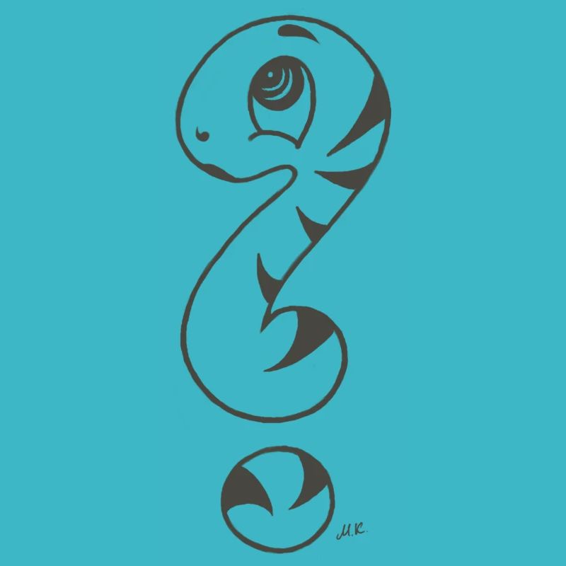 Question mark snake