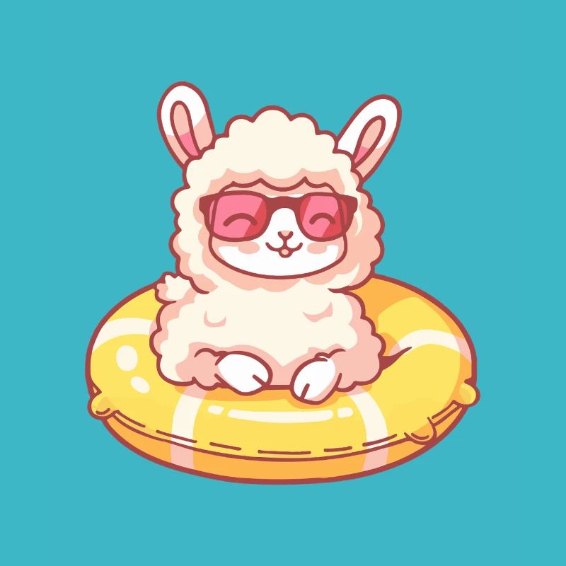 Alpaka Llama Comic Cool