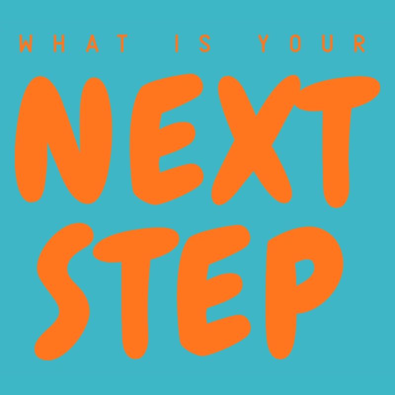 Next Step Orange Font, Next Step