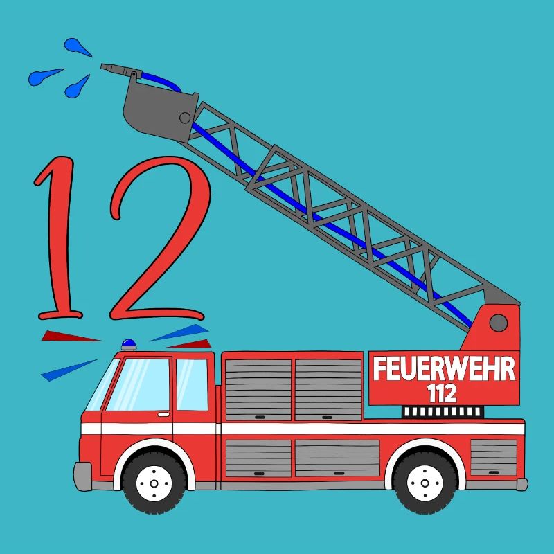 Feuerwehrauto 12. Geburtstag