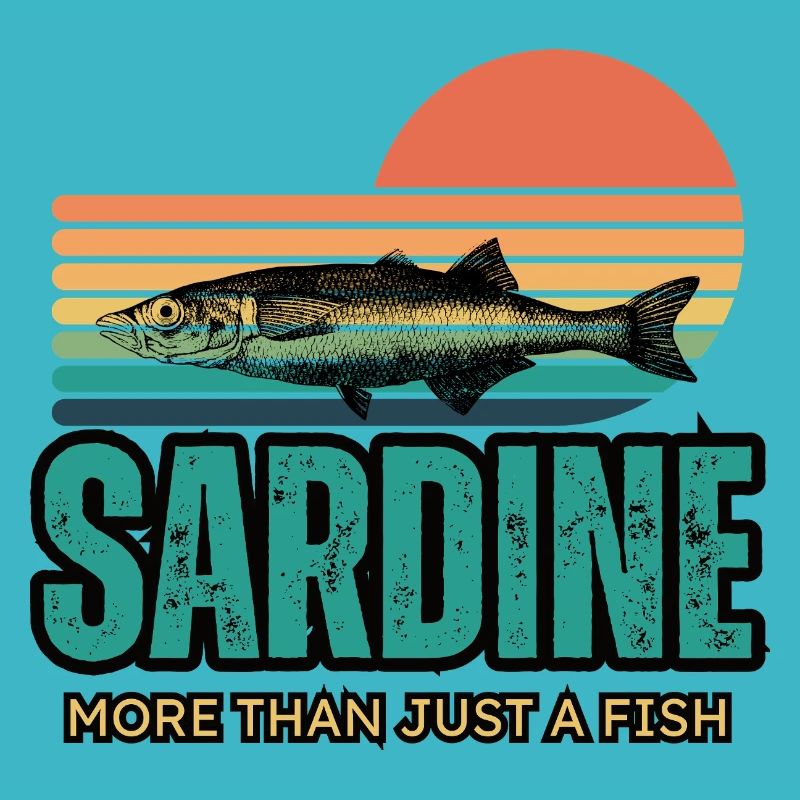 Sardines rétro - Sardines drôles