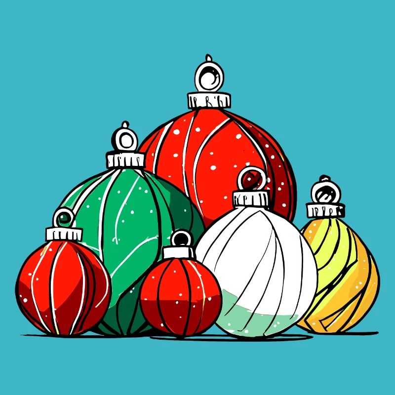 Weihnachtliche Dekokugeln