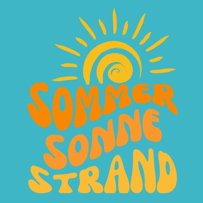 Plage de soleil d’été ondulée