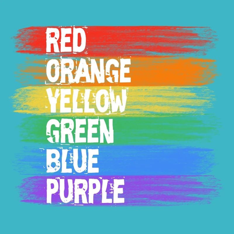 Regenbogenfarben Streifenkunst