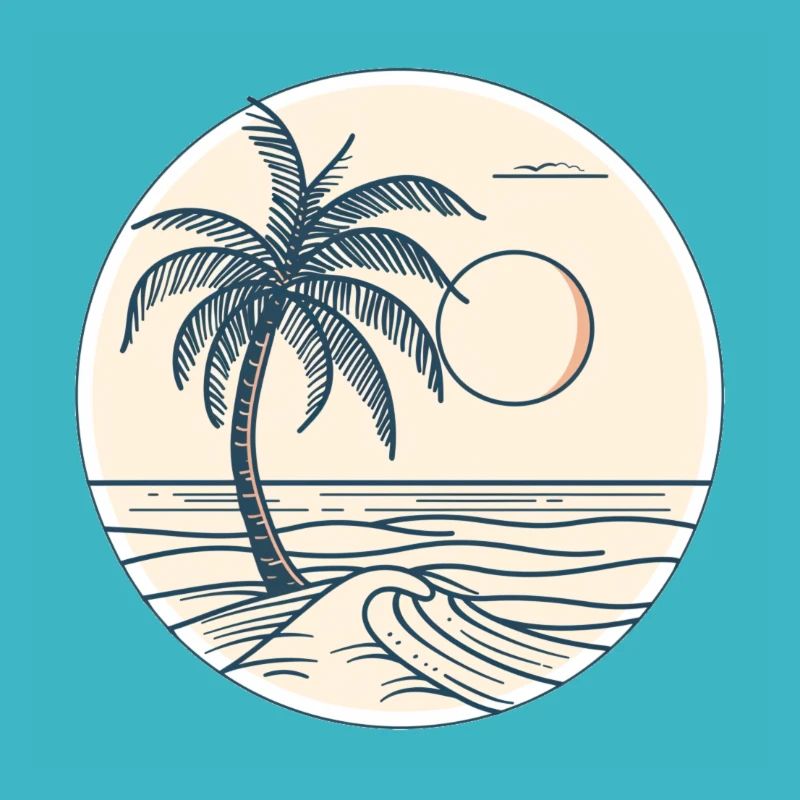 Coucher de soleil à Palm Beach