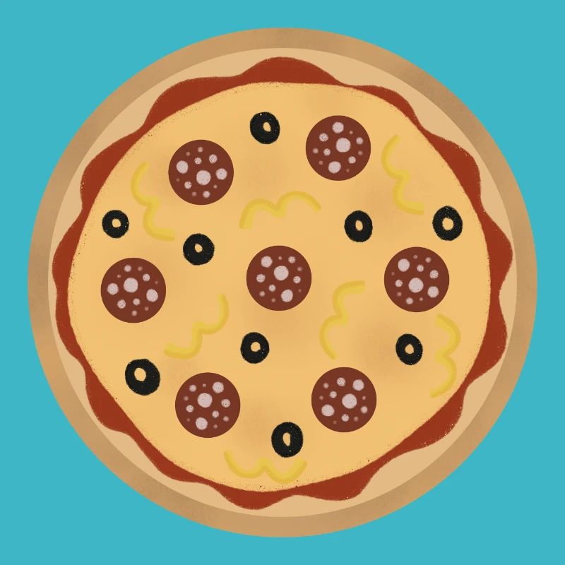 Peperoni-Pizza