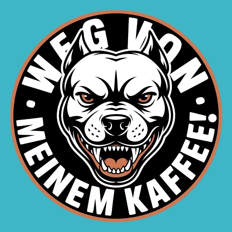 Wütender Hund Kaffee Logo