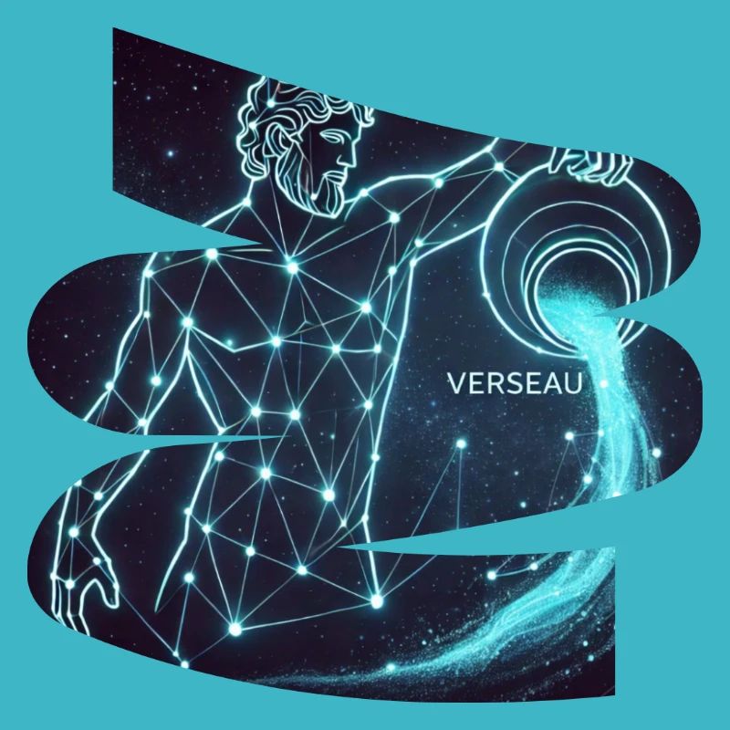 Wassermann-T-Shirt – Sternzeichen des Sternbildes