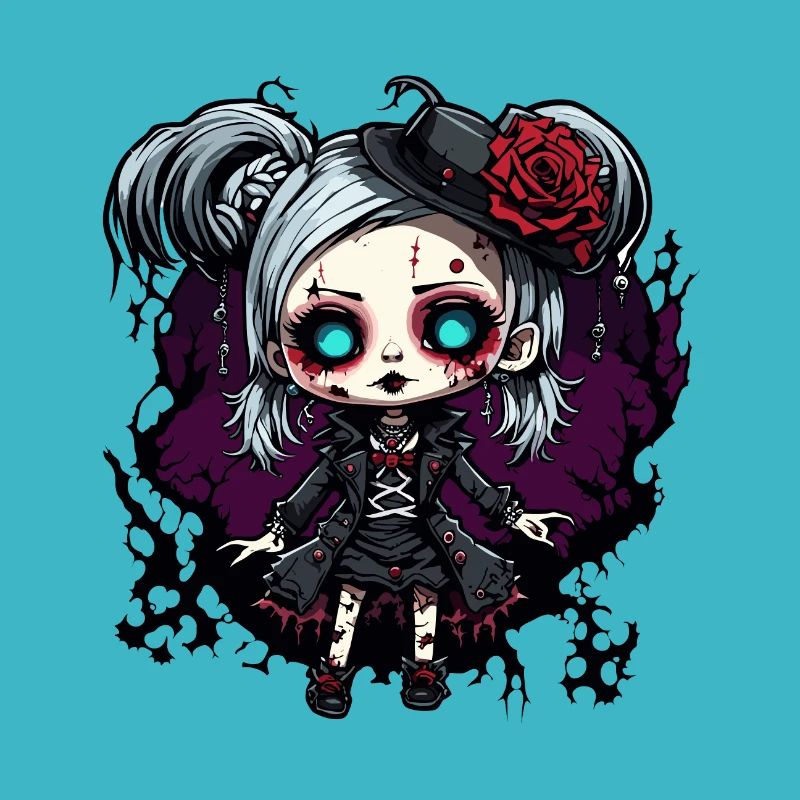 Horror Doll / Halloween / Creepy / Dark