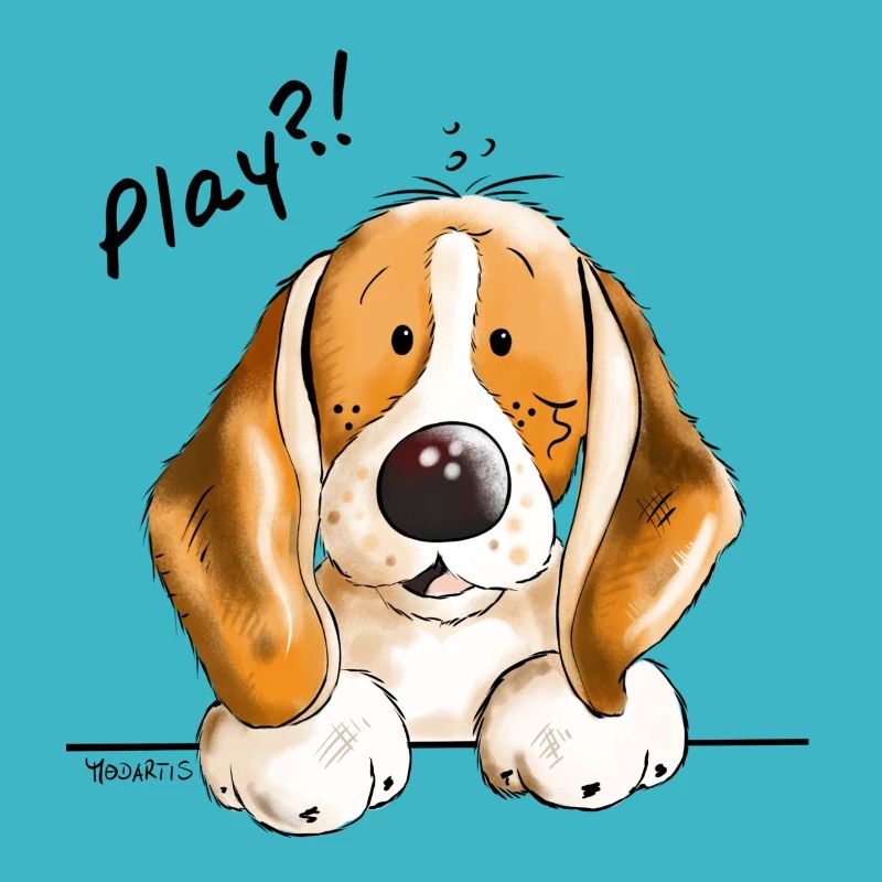 Süßer Beagle - Hund - Hunde - Dog - Comic