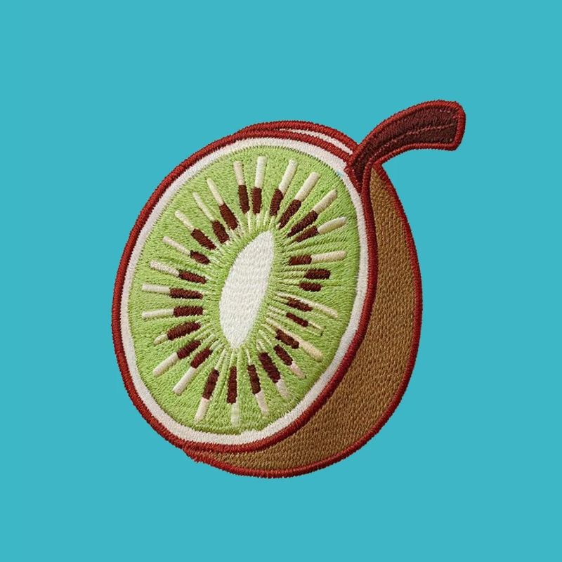 Gestickte Kiwi