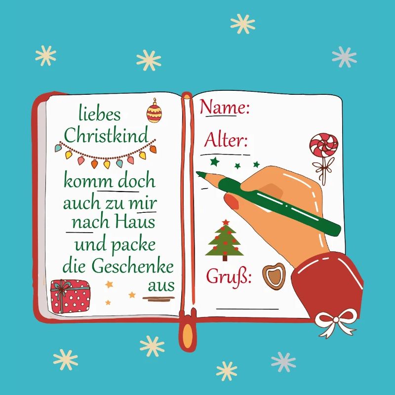 Wunschzettel Christkind 