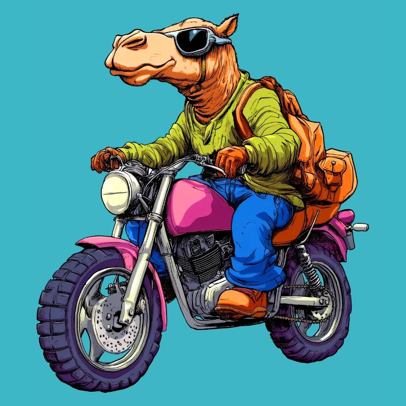 Kamel Motorrad