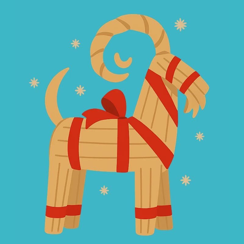 Julbock – Chèvre de Noël suédoise