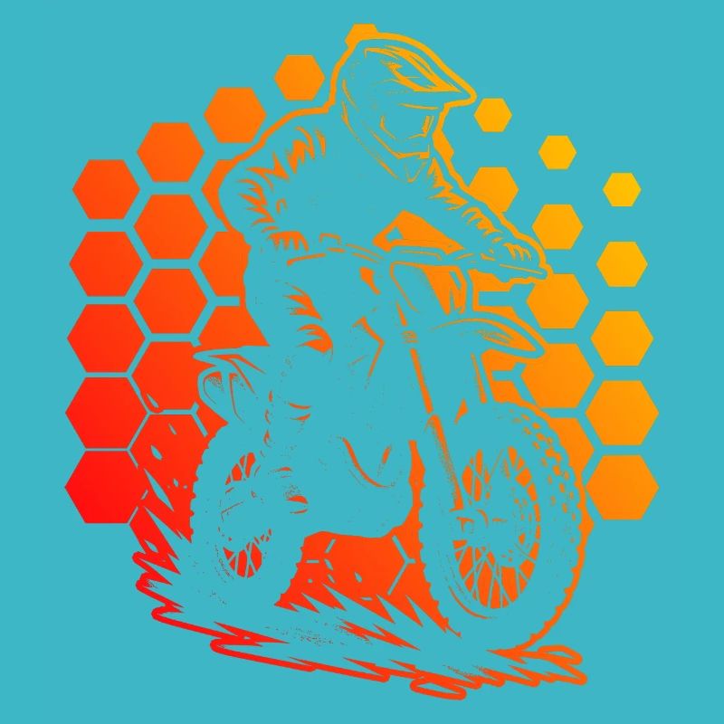 Conception compacte du motocross