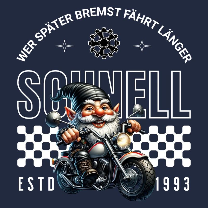 Fast Biker Motorcycle Gnome