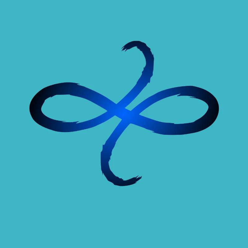 Simboli celtici amicizia blu