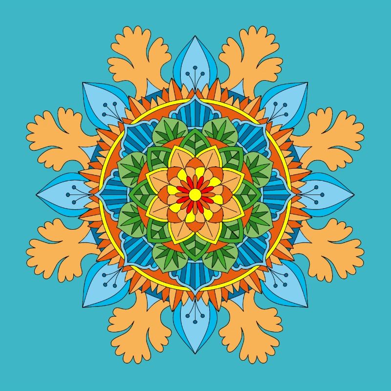 Blumen Mandala