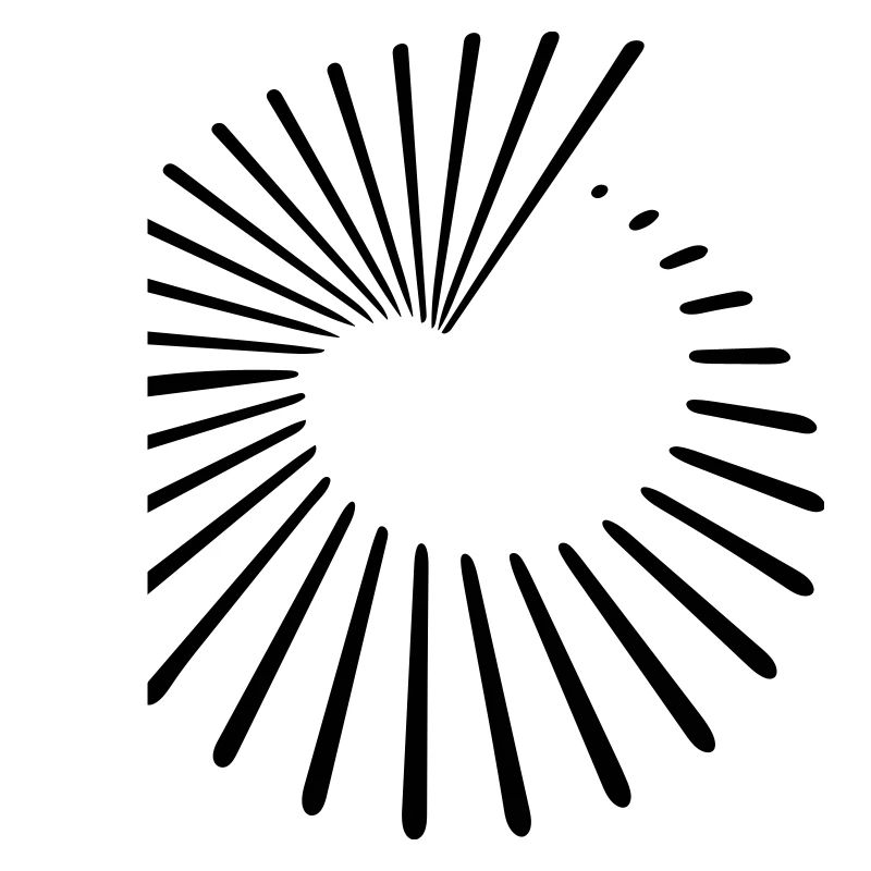 Heart Hole Spiral Lines Pattern