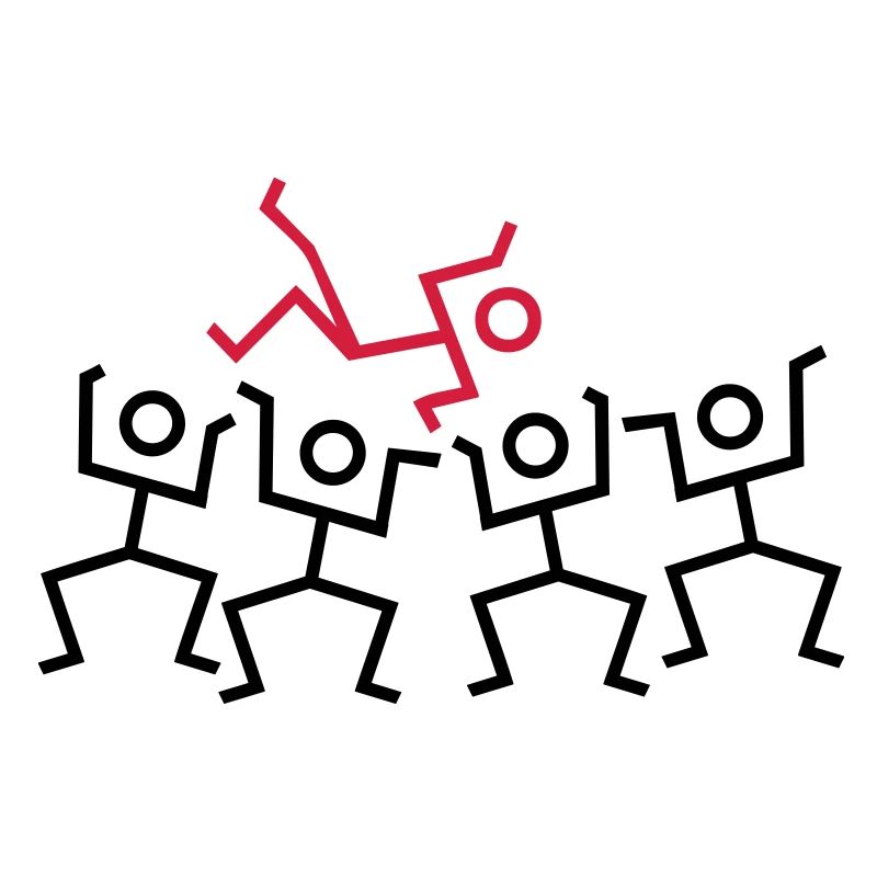 stagediving / stickfigures