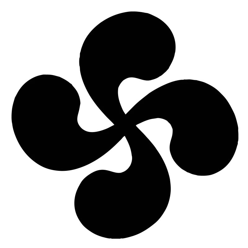Croix Basque seul Noire