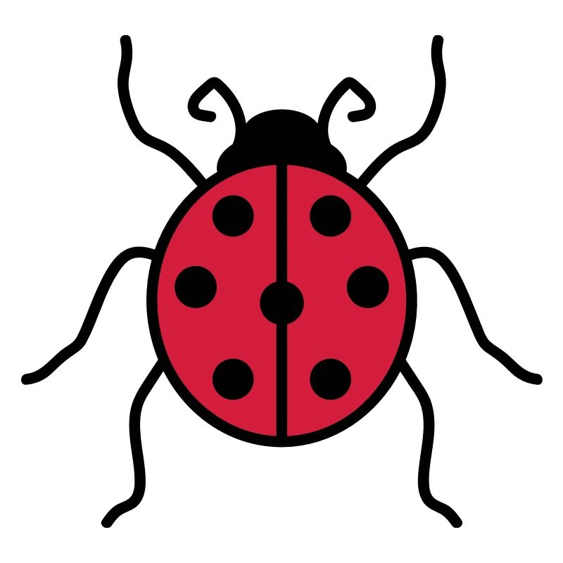 ladybug small cute cute beetle red dot