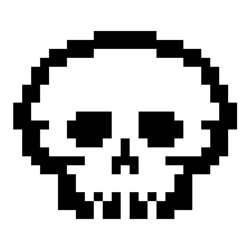 Crâne de pixel