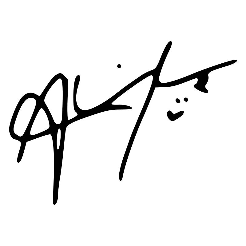 Aaliyah Autograph