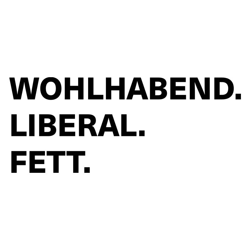 wealthy liberal fat