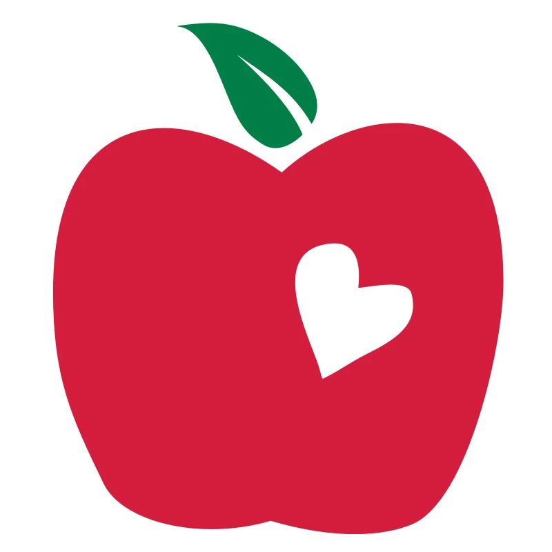 apfel mit herz
