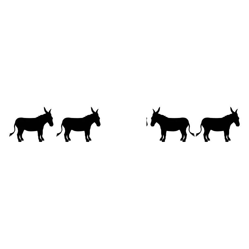 anders be different esel pferd pony klein packesel