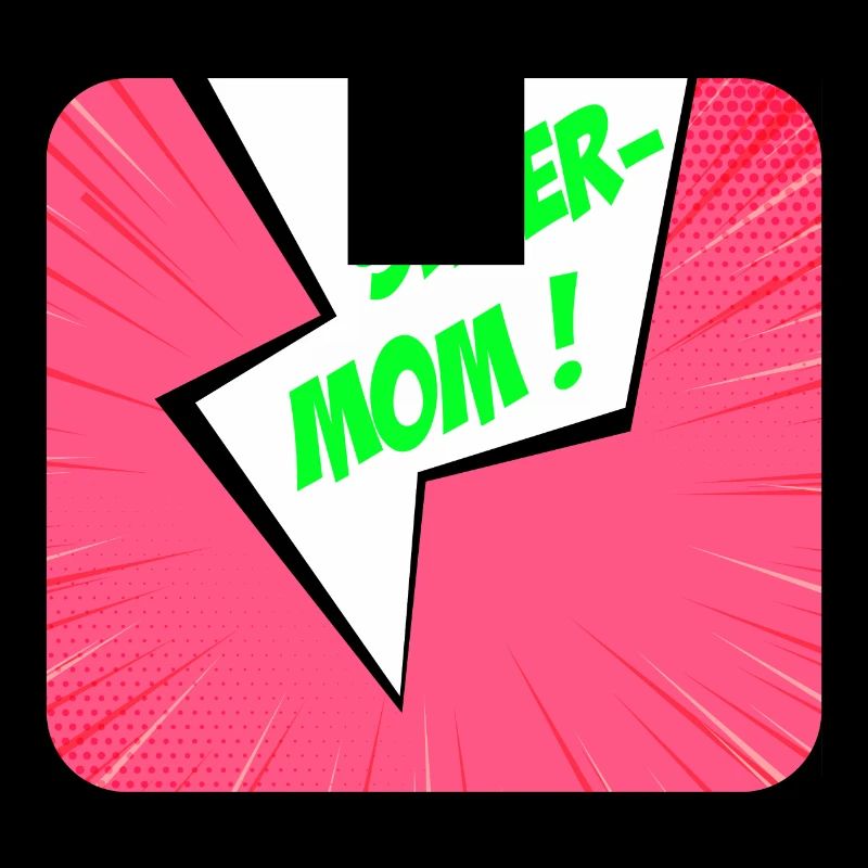 Supermom, Superheldin. Beste Mama. Comicbuch.