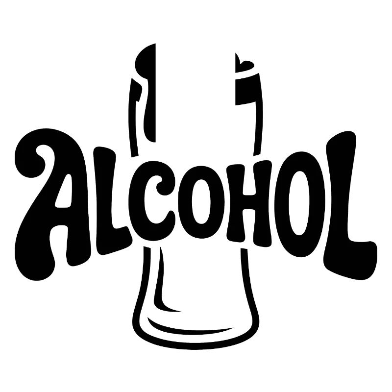 Alcool - Cool Drinking Logo