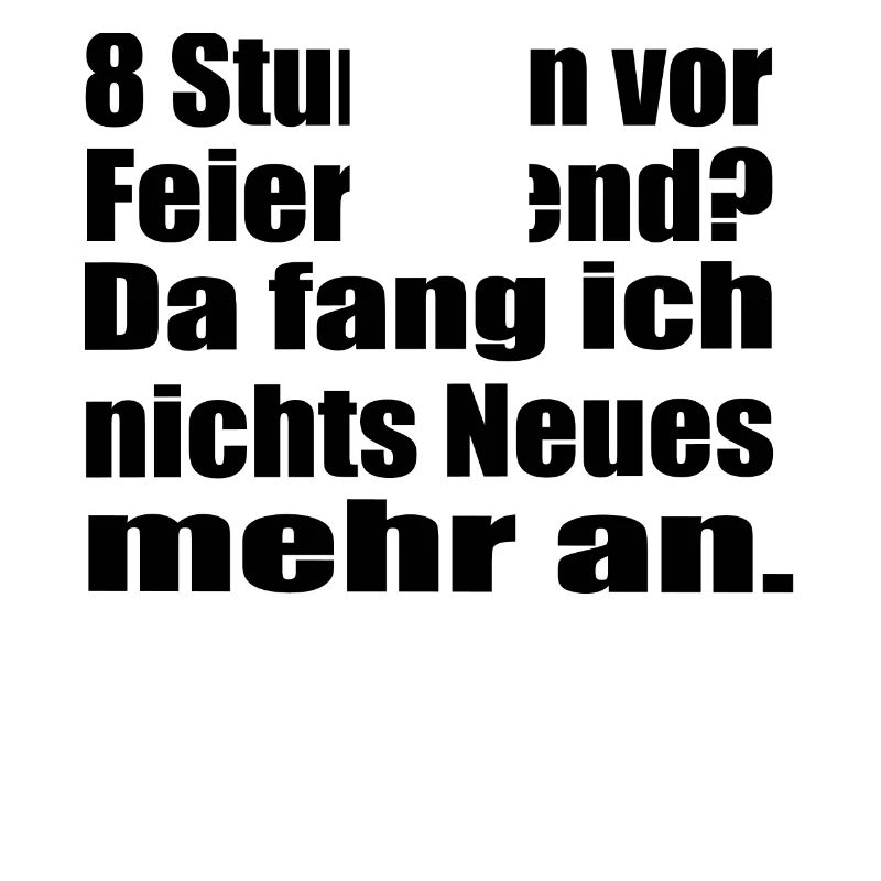 Endlich Feierabend !
