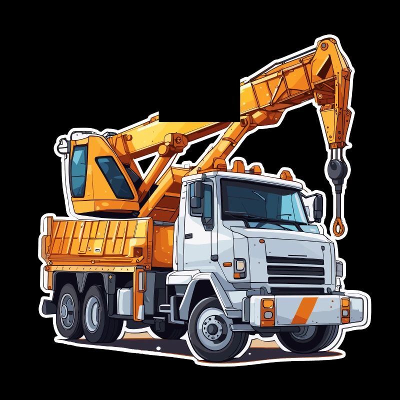 Crane / construction site / winch / crane system