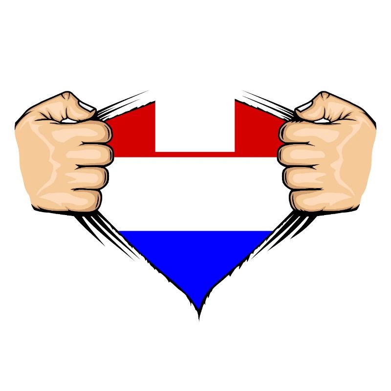 Conception du drapeau de la Hollande