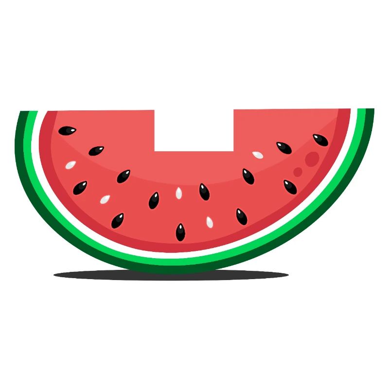 Tranche de design de pastèque