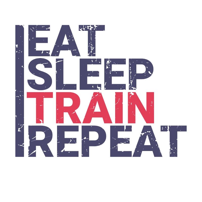 Manger dormir train répéter