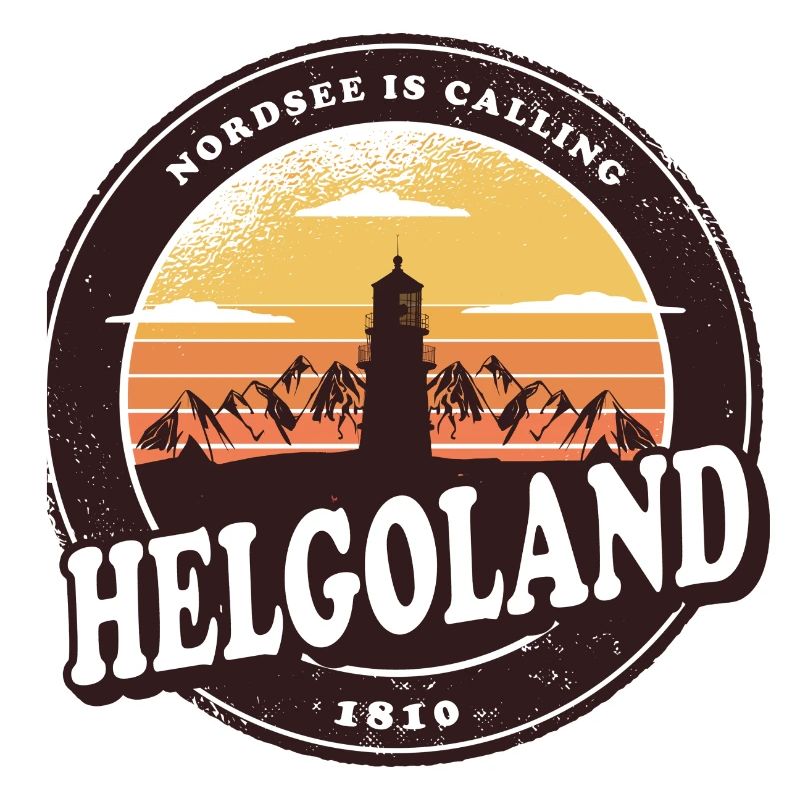 Helgoland Sunset Design / Geschenkidee