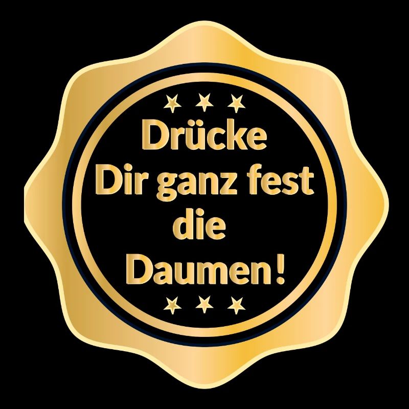 Motivation Drücke dir die Daumen