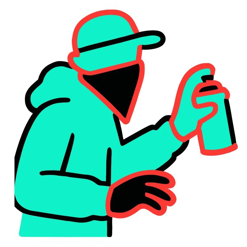 Neon Graffiti Sprayer