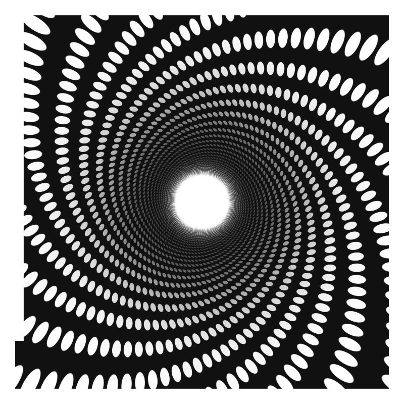Hypnotic Dot Spiral Vortex