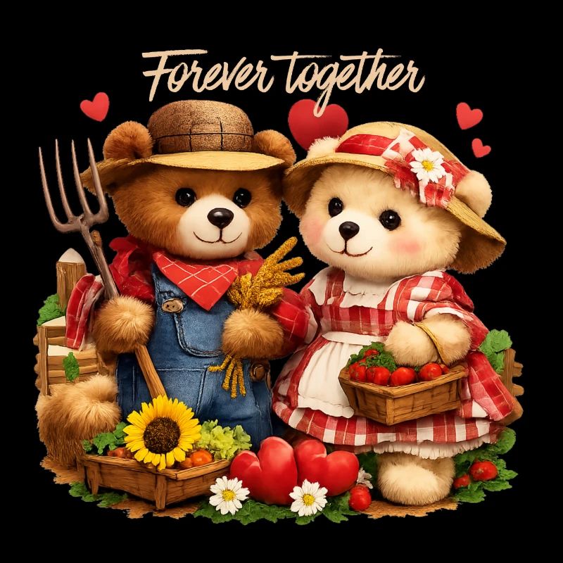 Forever Together Bauernpärchen – Romantisches Land