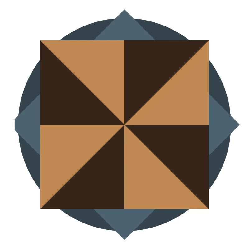 GÉOMÉTRIE DU NOYAU PYRAMIDAL | Œuvres d’art Basic Shapes