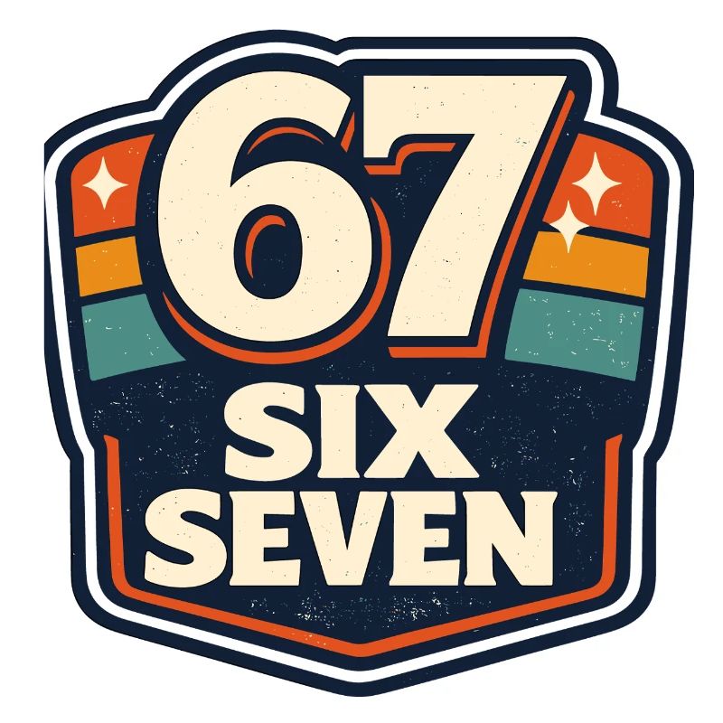 67 Six Seven Meme Funny Gift