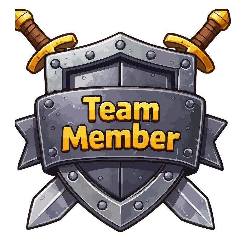 Insigne de bouclier de membre d’équipe