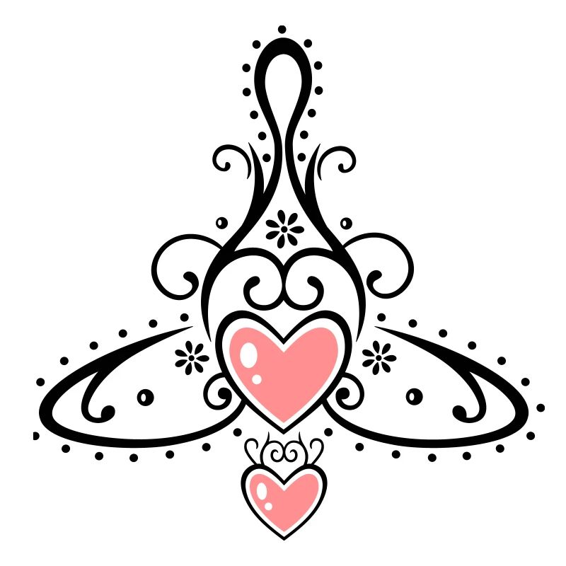 Keltisches Symbol, Mutter mit zwei Kindern.