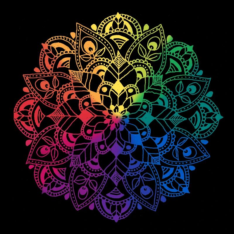 Mandala de fleurs