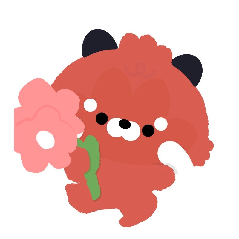 Romantic Red Panda
